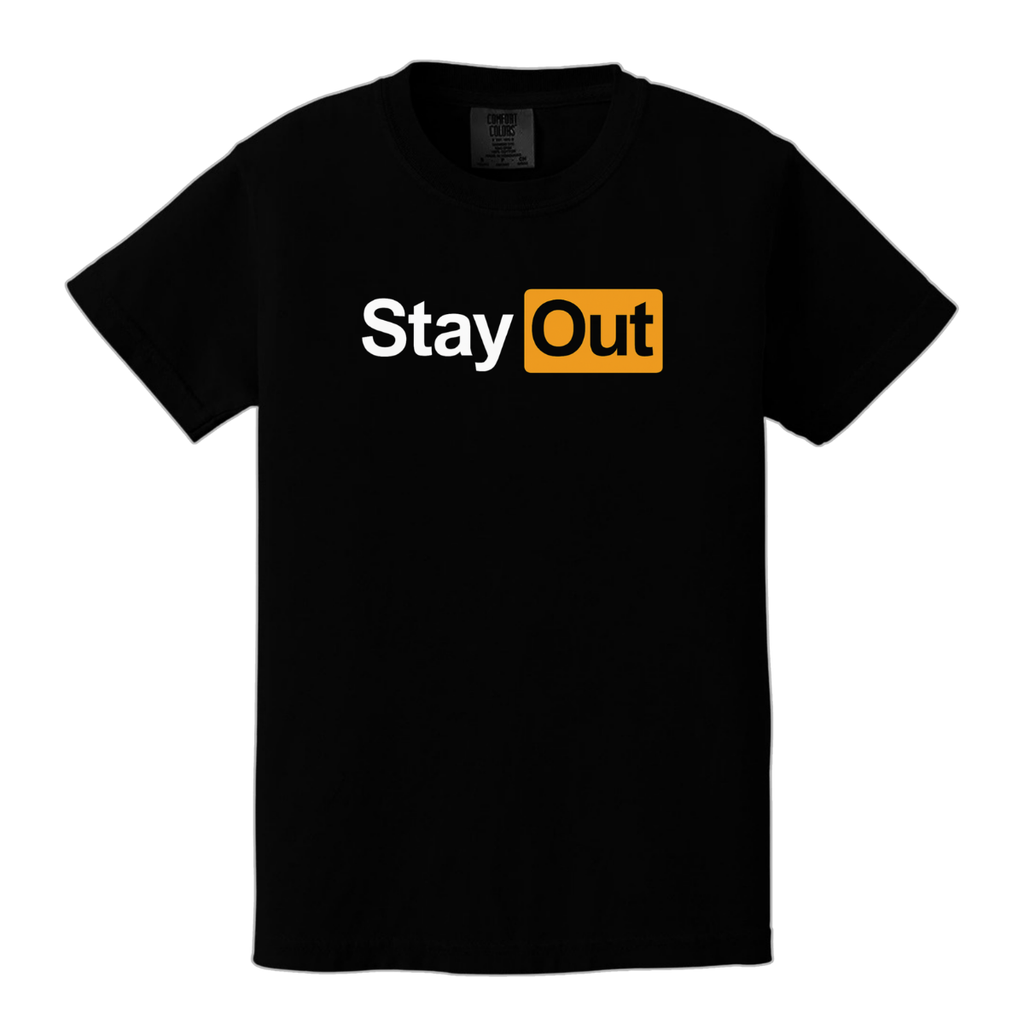 Stay Out Square Logo Tee