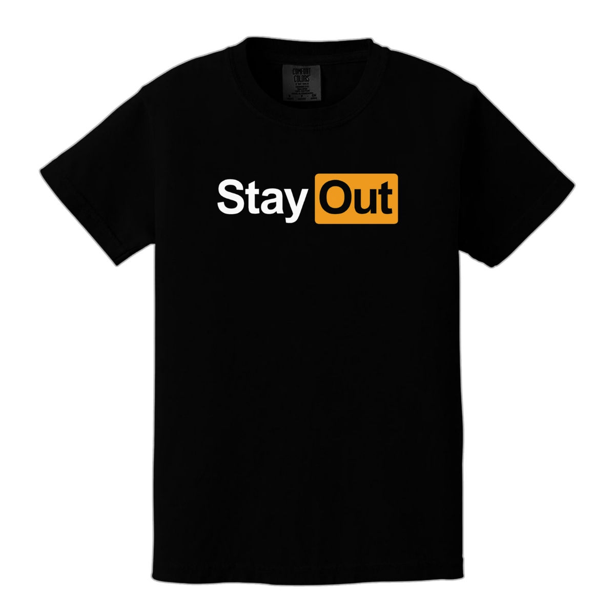 Stay Out Square Logo Tee