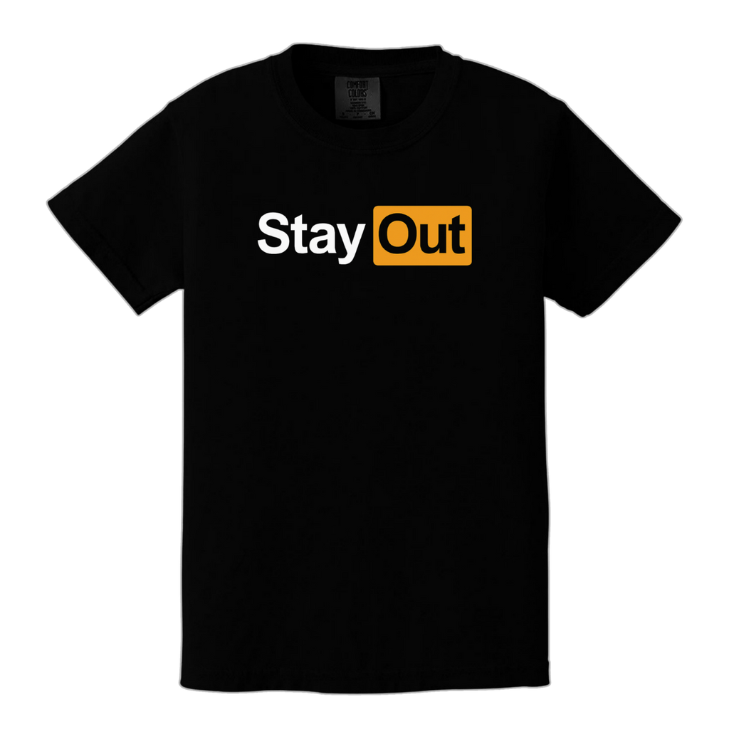 Stay Out Square Logo Tee
