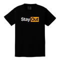 Stay Out Square Logo Tee