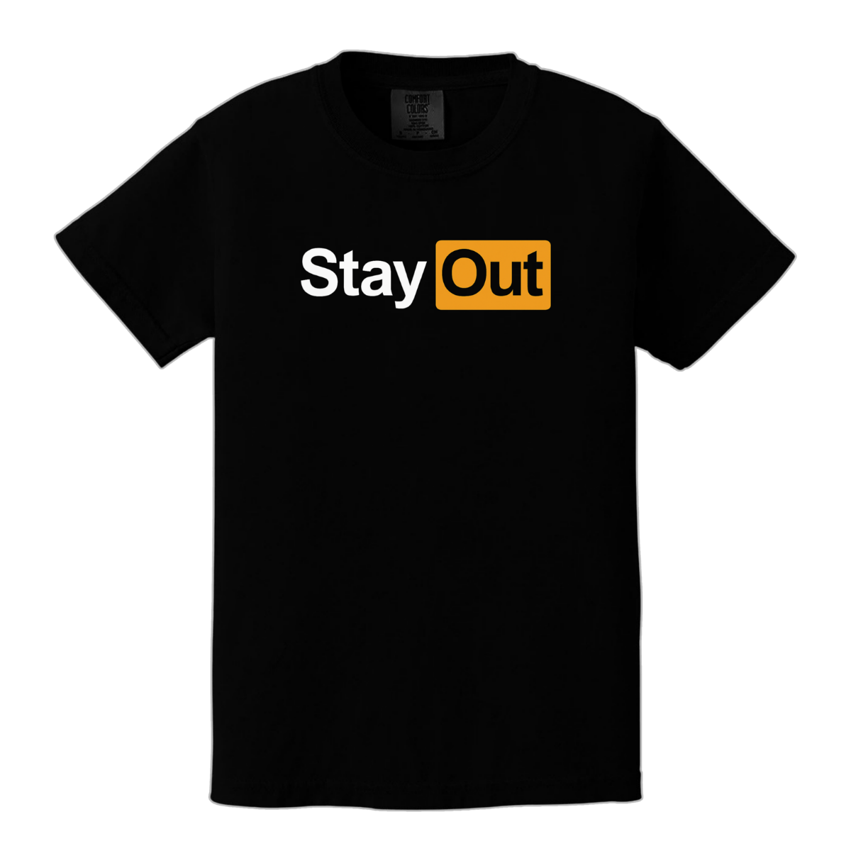 Stay Out Square Logo Tee