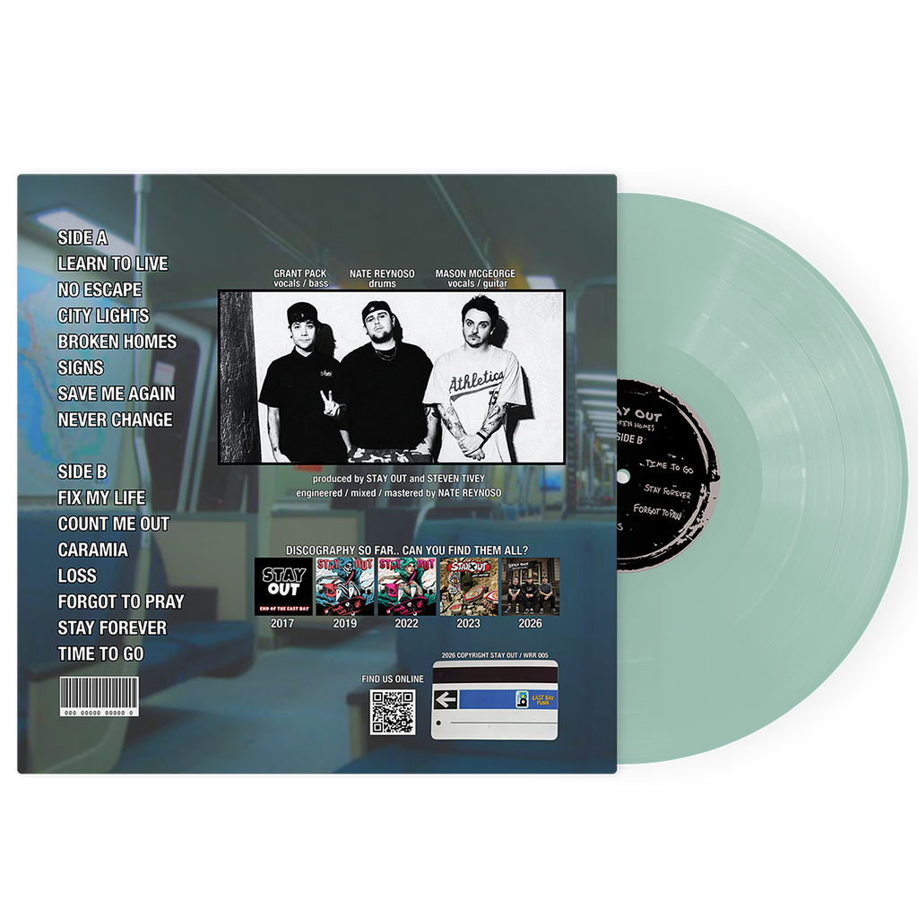 Broken Homes Vinyl LP (Coke Bottle Clear)