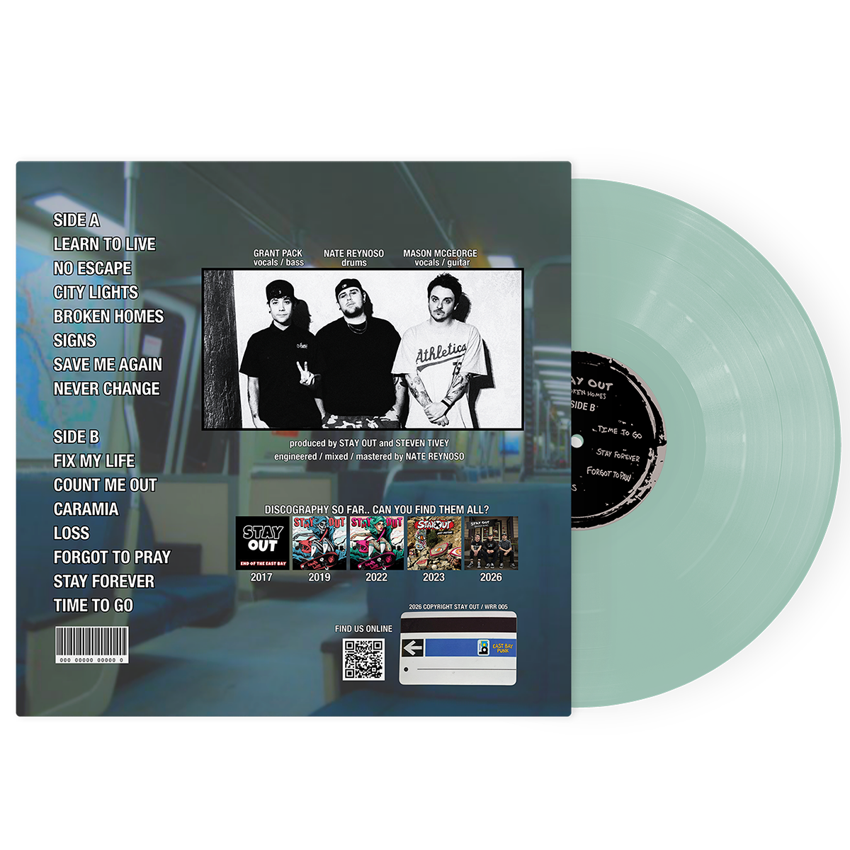 Broken Homes Vinyl LP (Coke Bottle Clear)