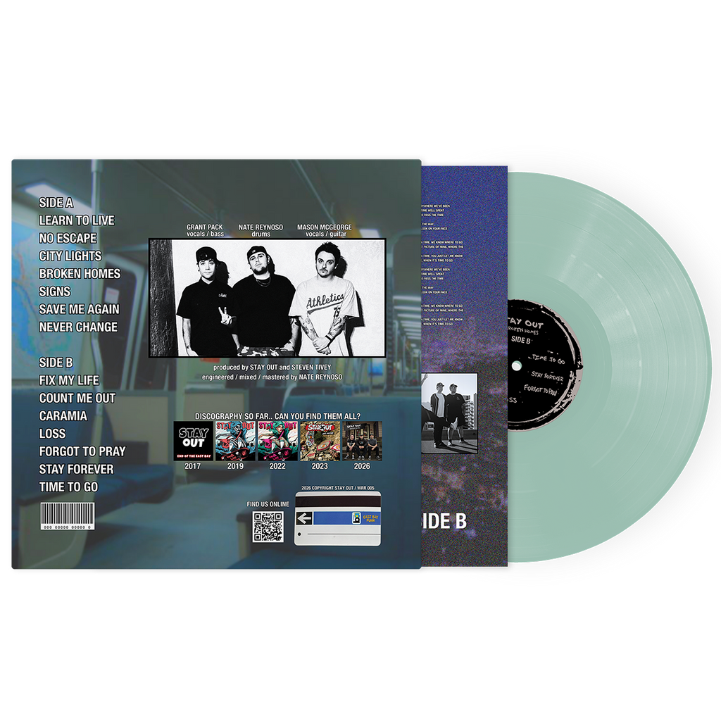 Broken Homes Vinyl LP (Coke Bottle Clear)